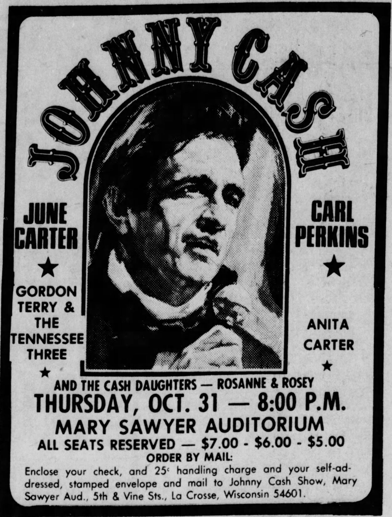 1974: Johnny Cash